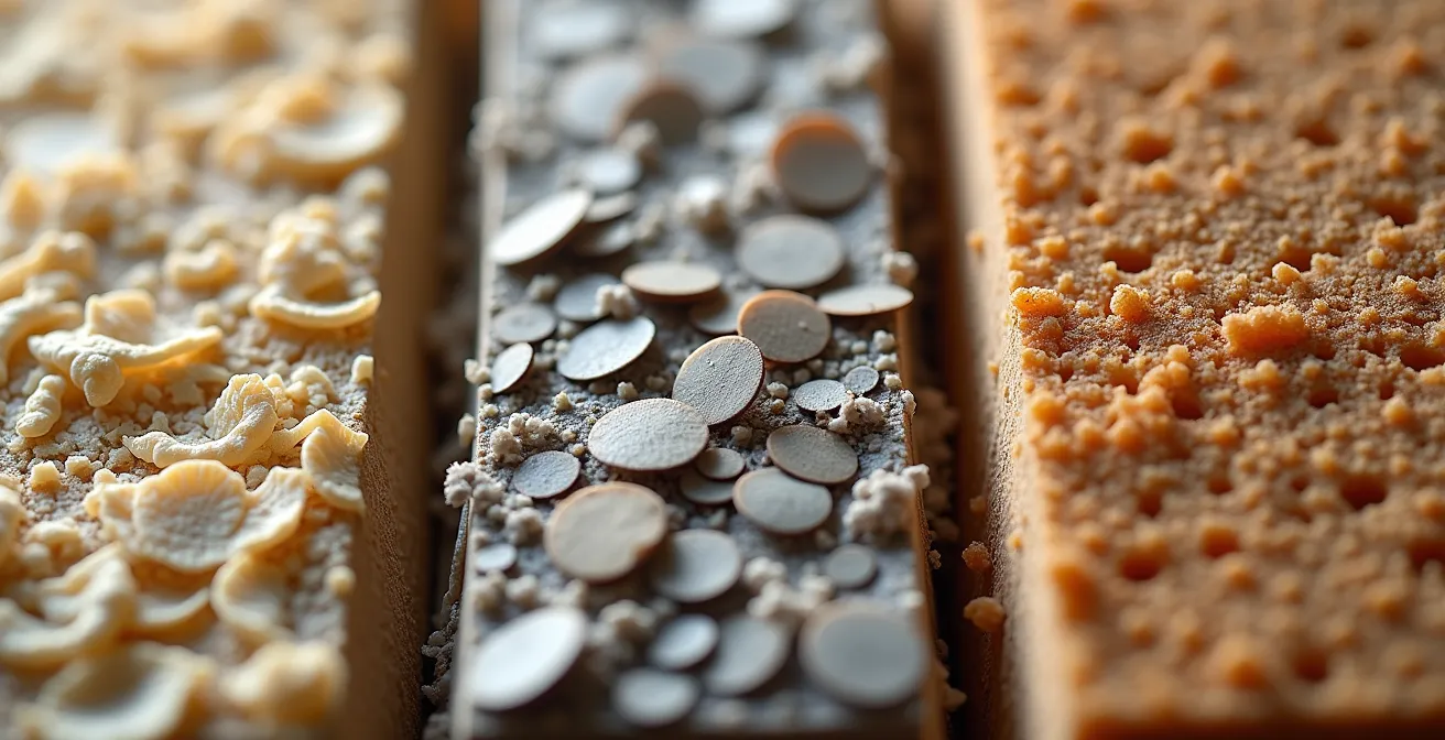 Vergleich ökologischer Dämmstoffe Hanf Zellulose und Holzfaser