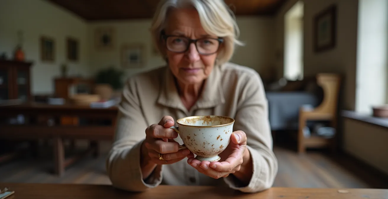 Deutscher Altbau-Raum mit natürlicher Patina und minimalistischer Einrichtung