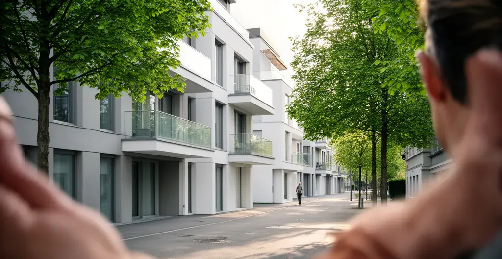 Modernes Wohnquartier in Zürich mit zeitgenössischer Architektur – Immobilienpreise Schweiz